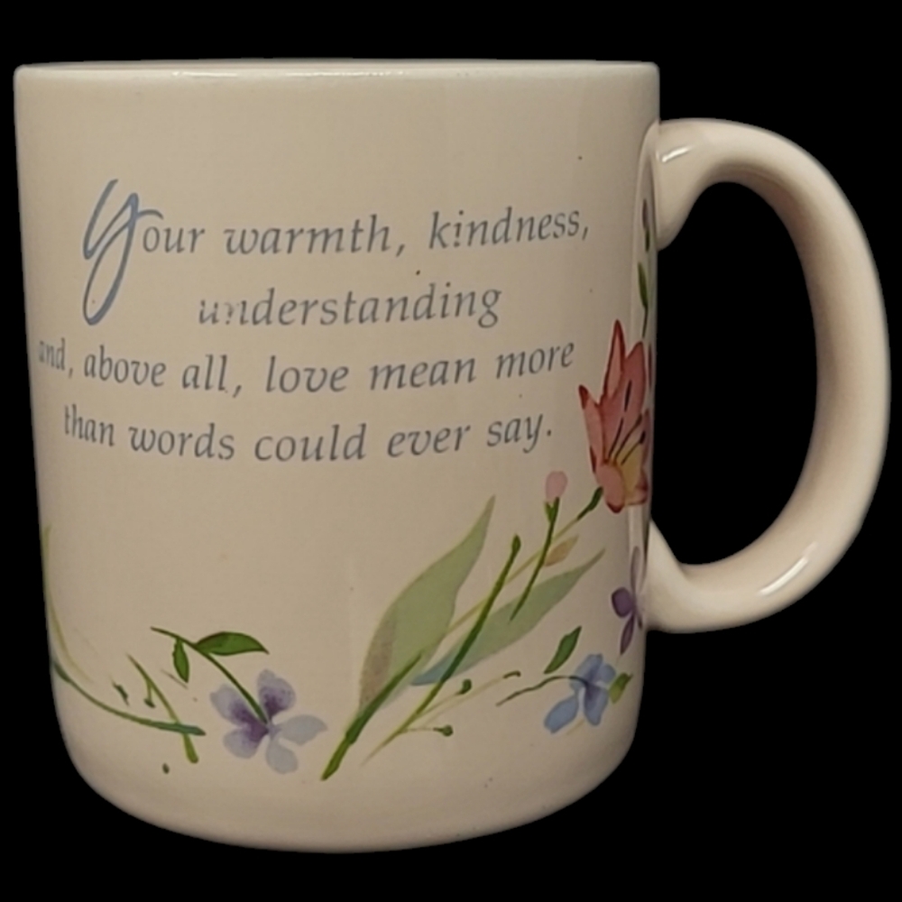 AMERICAN GREETINGS DESIGNERS COLLECTION STONEWARE "MOM" MUG